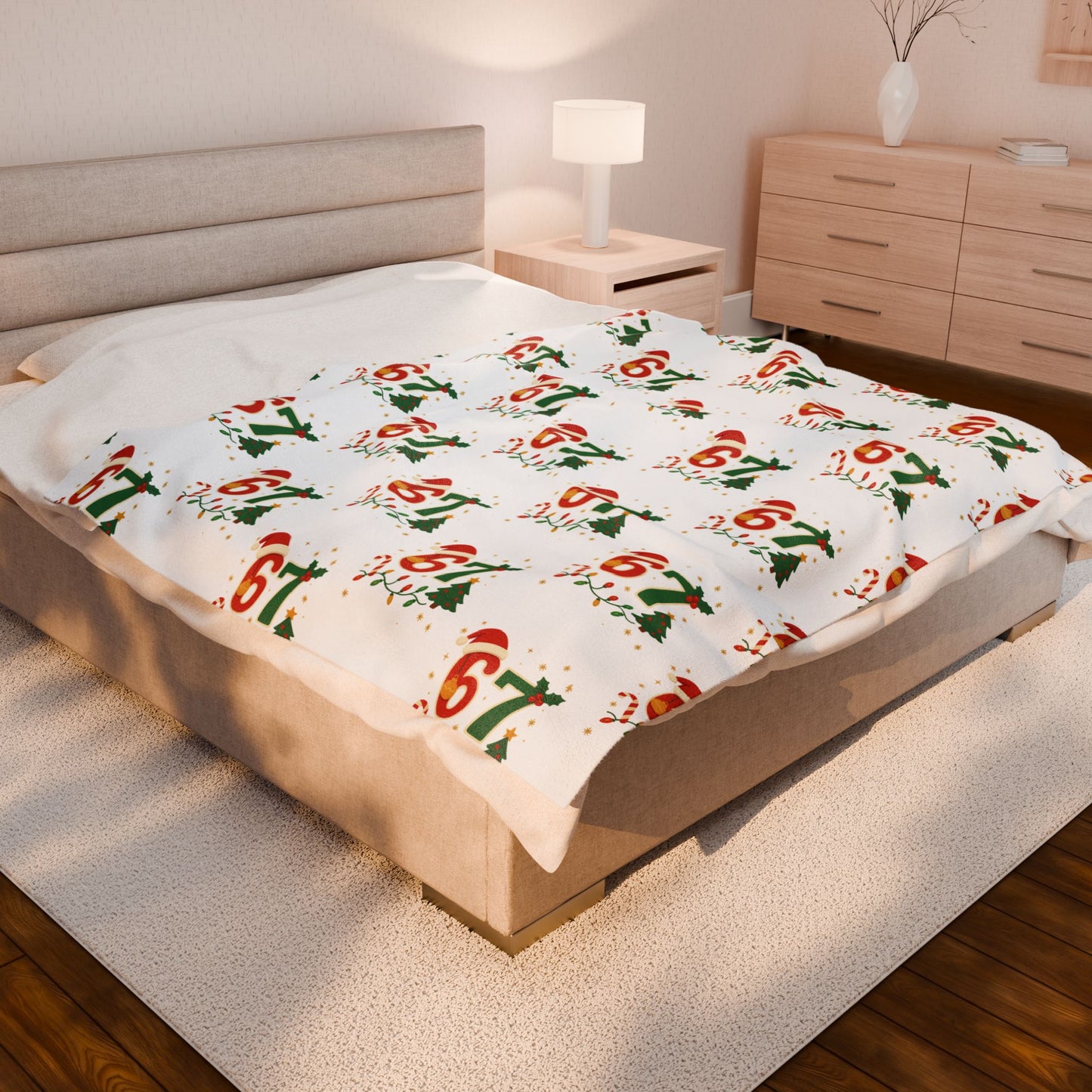 Christmas Velveteen Plush Blanket