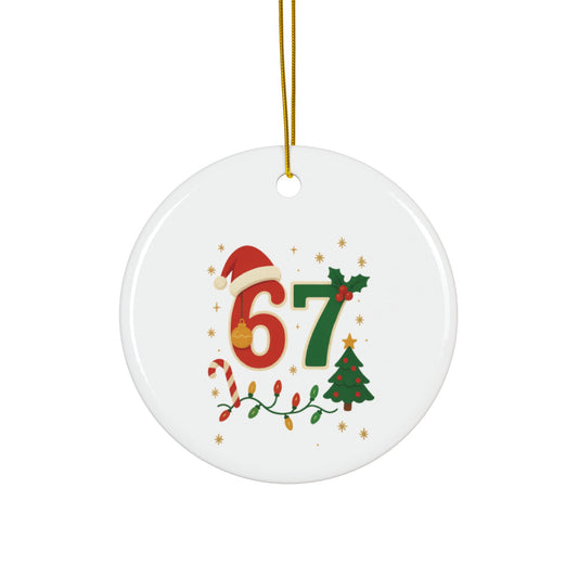 67 Christmas Ceramic Ornament