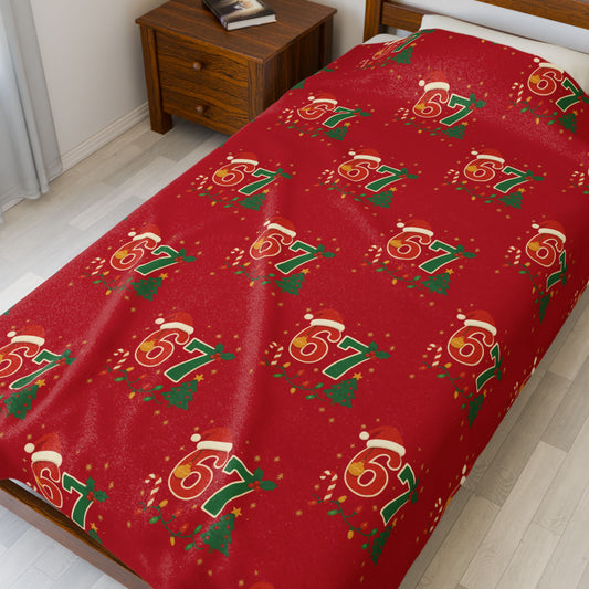 67 Christmas Velveteen Plush Blanket