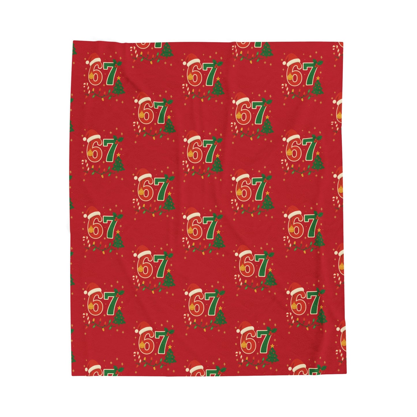 67 Christmas Velveteen Plush Blanket