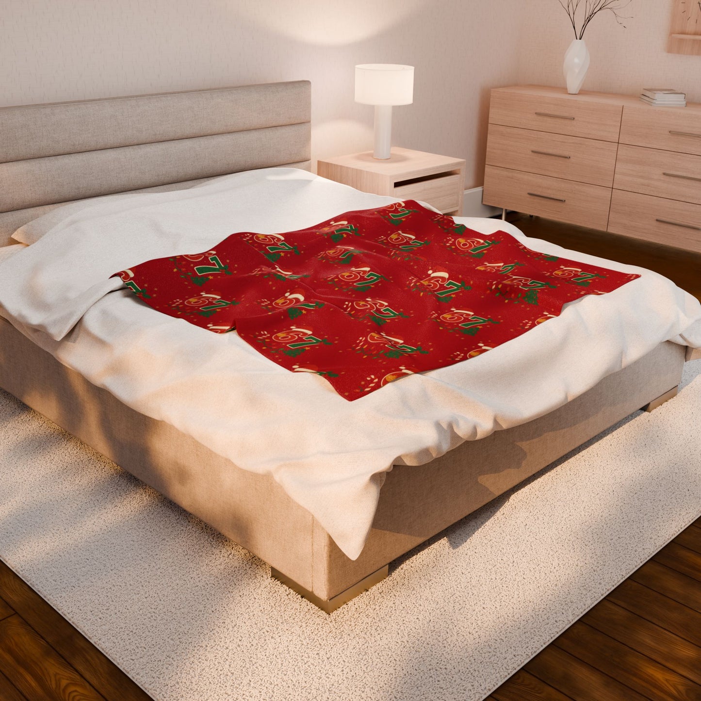 67 Christmas Velveteen Plush Blanket