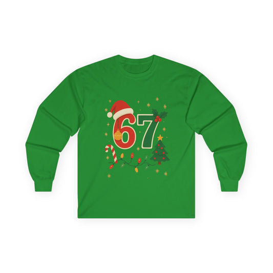 67 Christmas Adult Long Sleeve Tee
