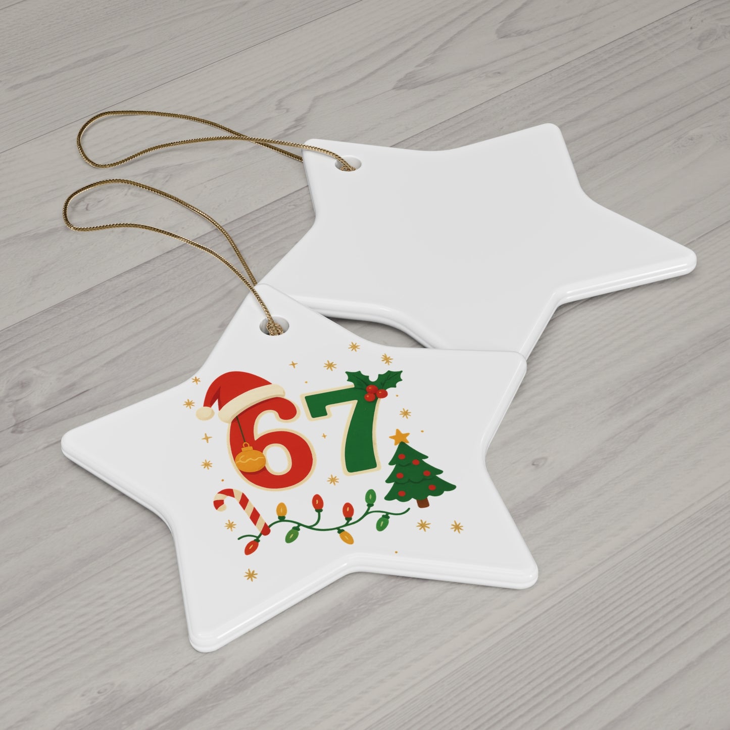 67 Christmas Ceramic Ornament