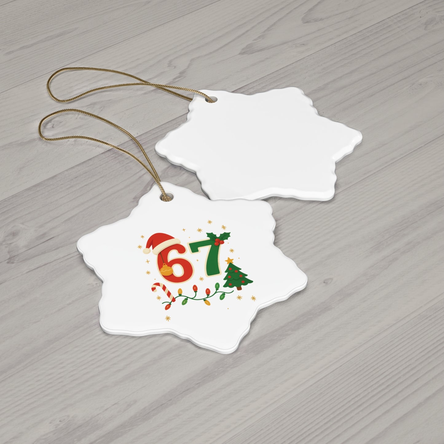 67 Christmas Ceramic Ornament