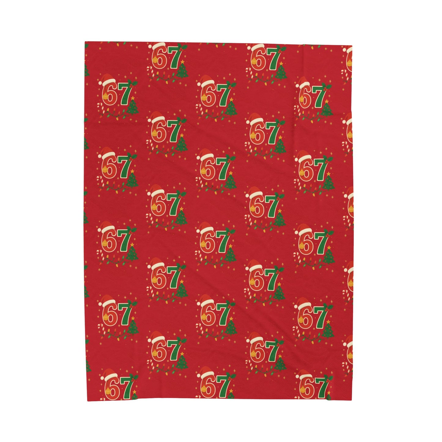 67 Christmas Velveteen Plush Blanket