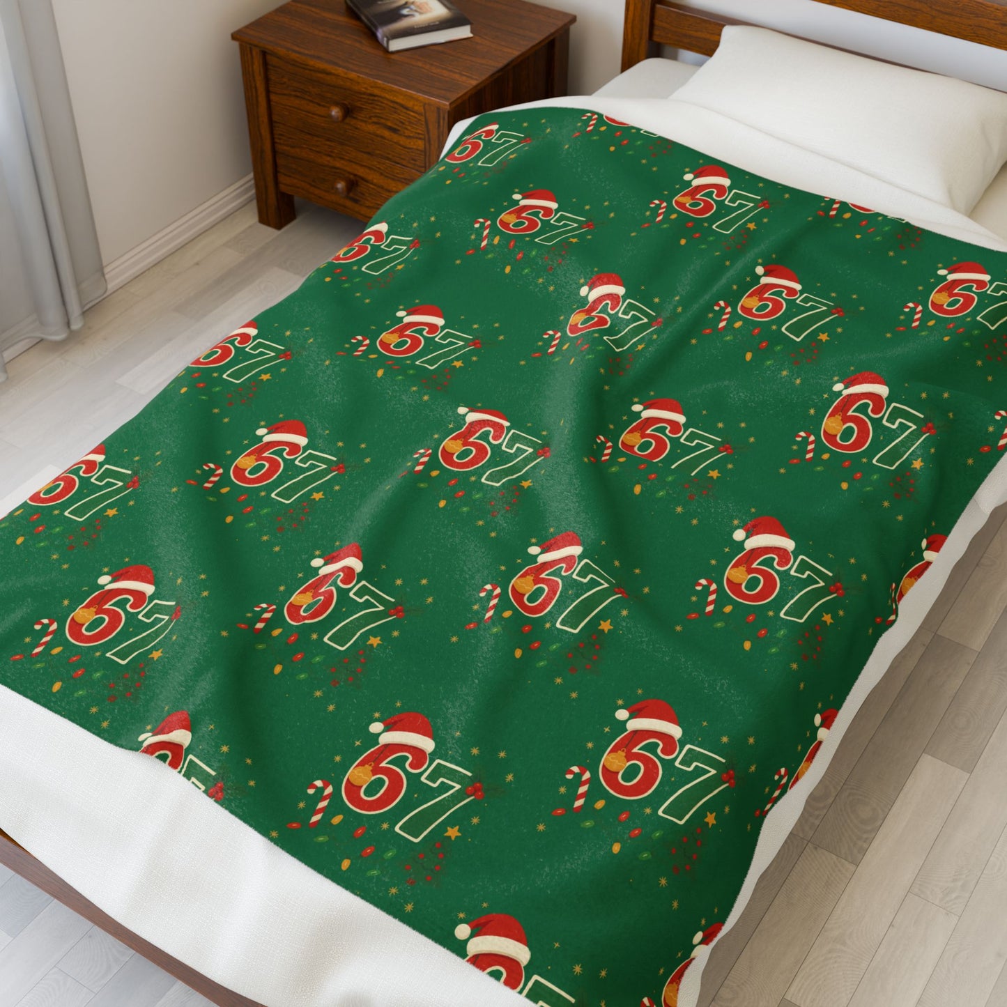 67 Christmas Velveteen Plush Blanket