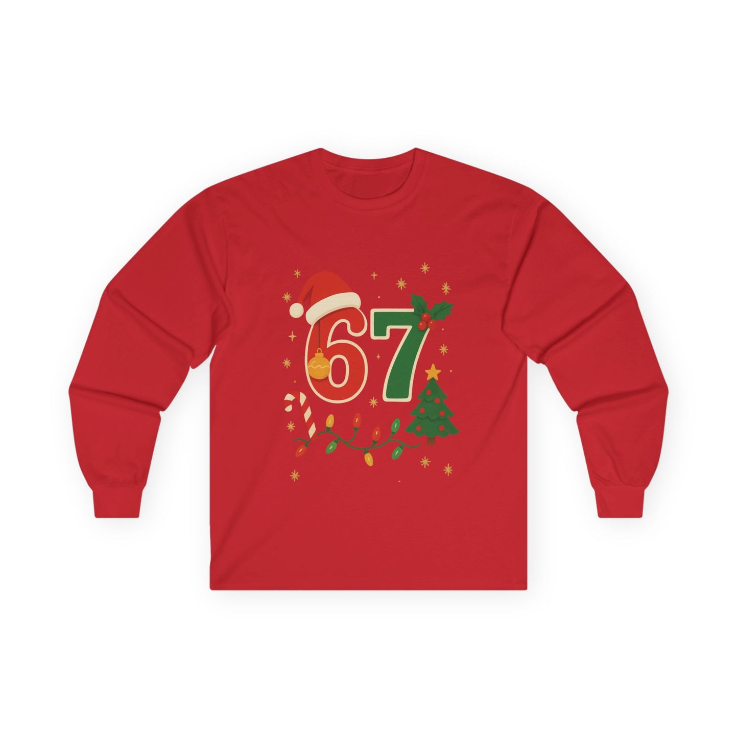 67 Christmas Adult Long Sleeve Tee