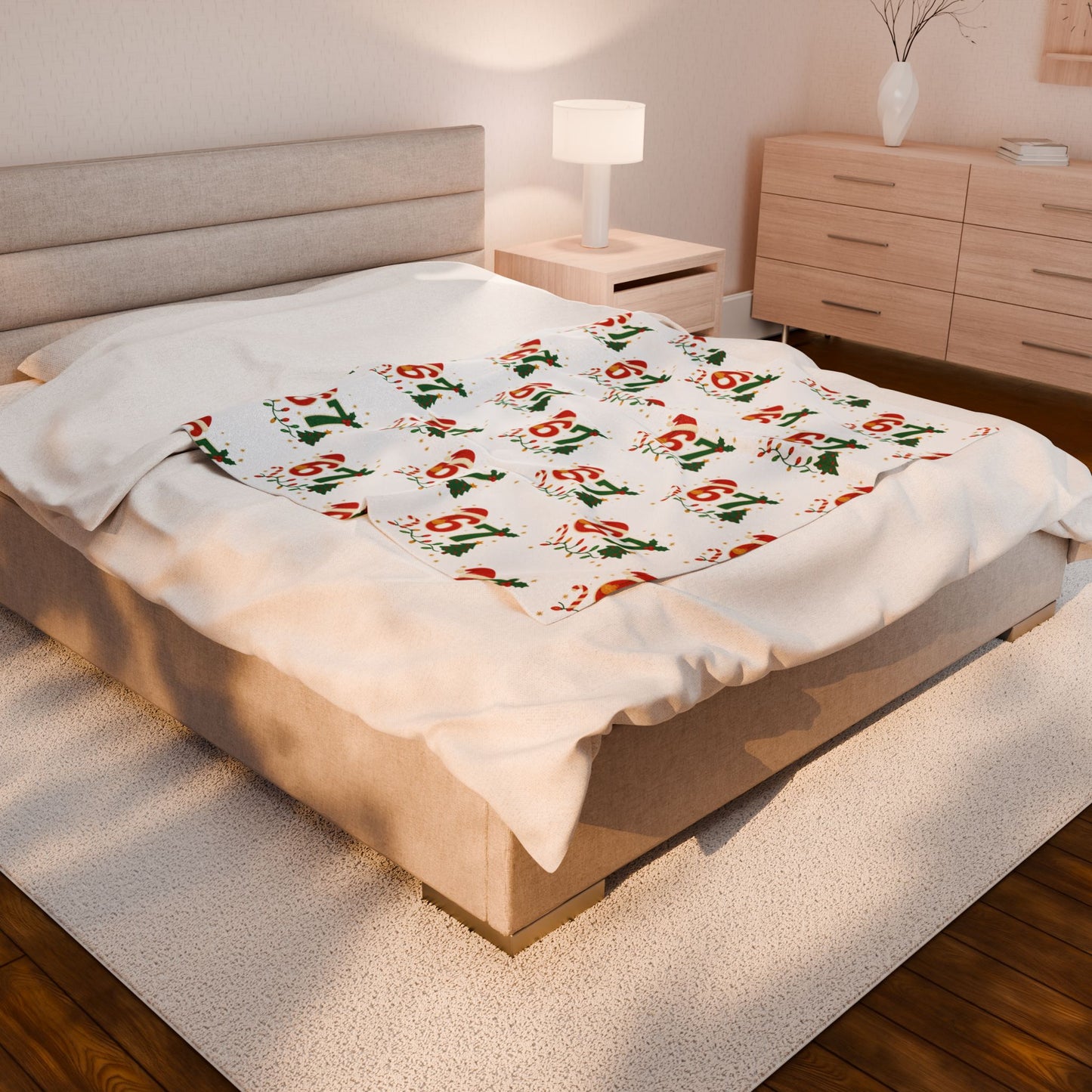 Christmas Velveteen Plush Blanket