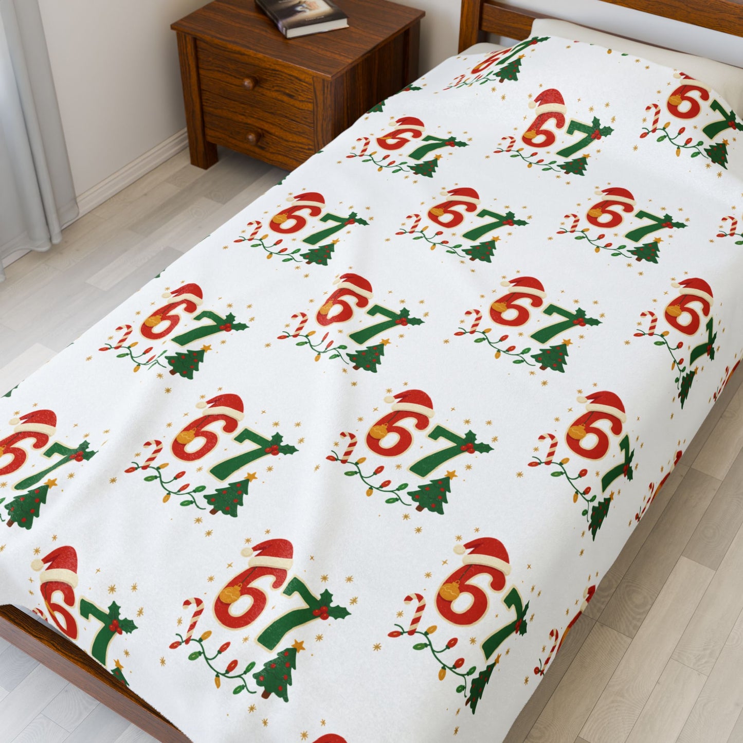 Christmas Velveteen Plush Blanket