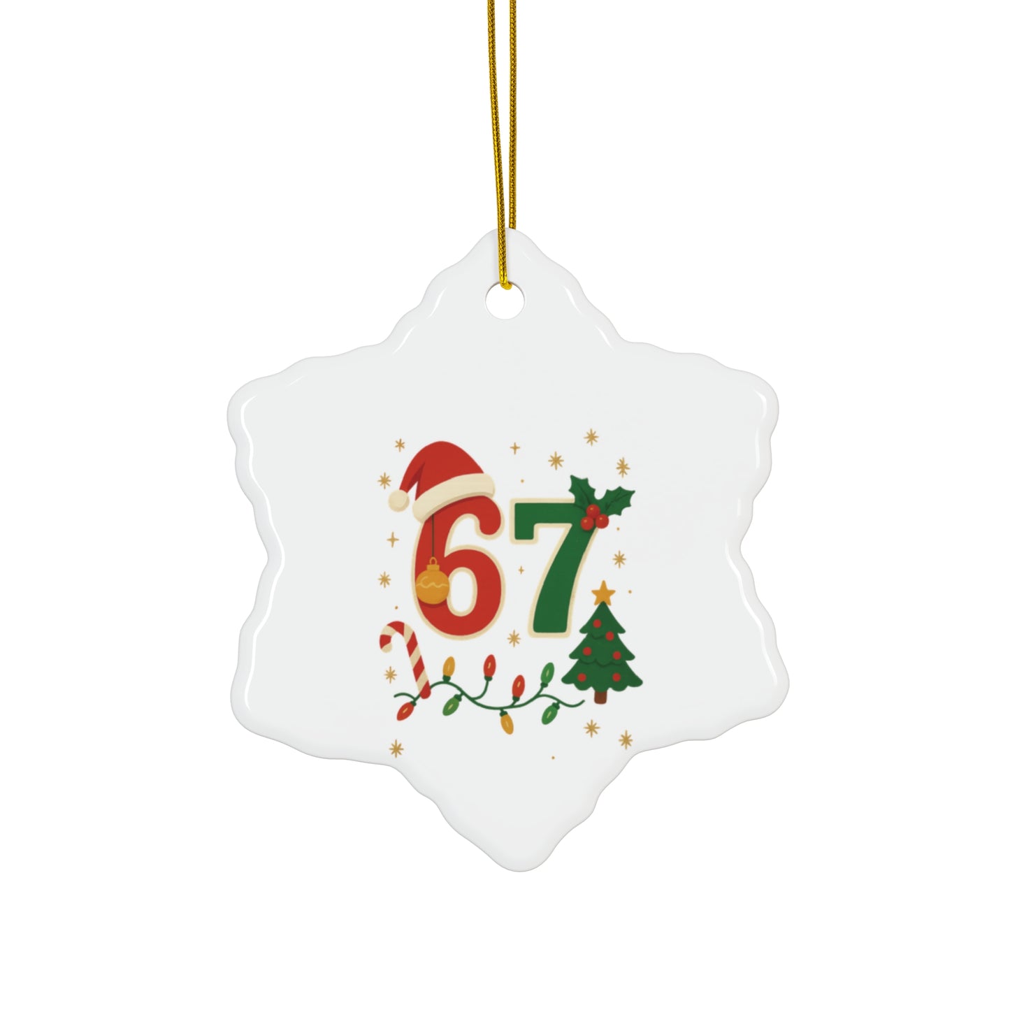 67 Christmas Ceramic Ornament