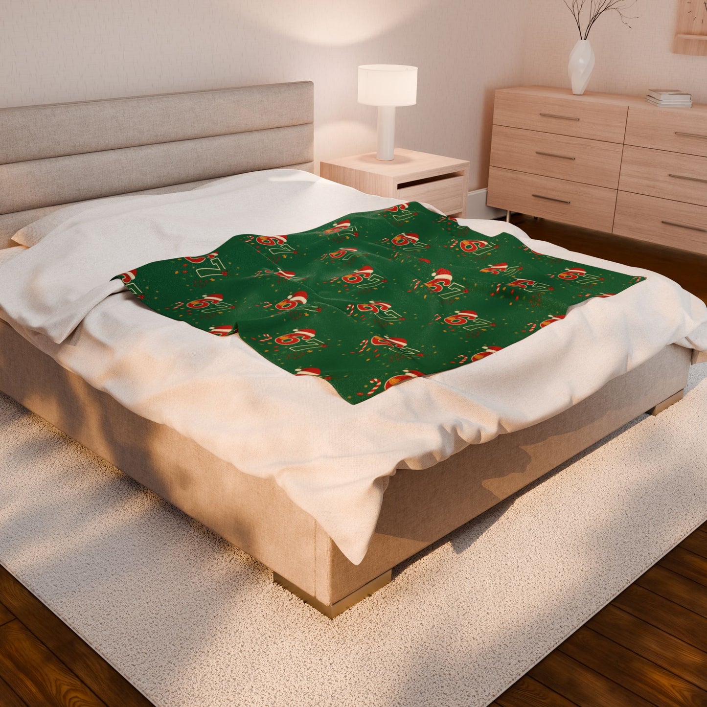 67 Christmas Velveteen Plush Blanket
