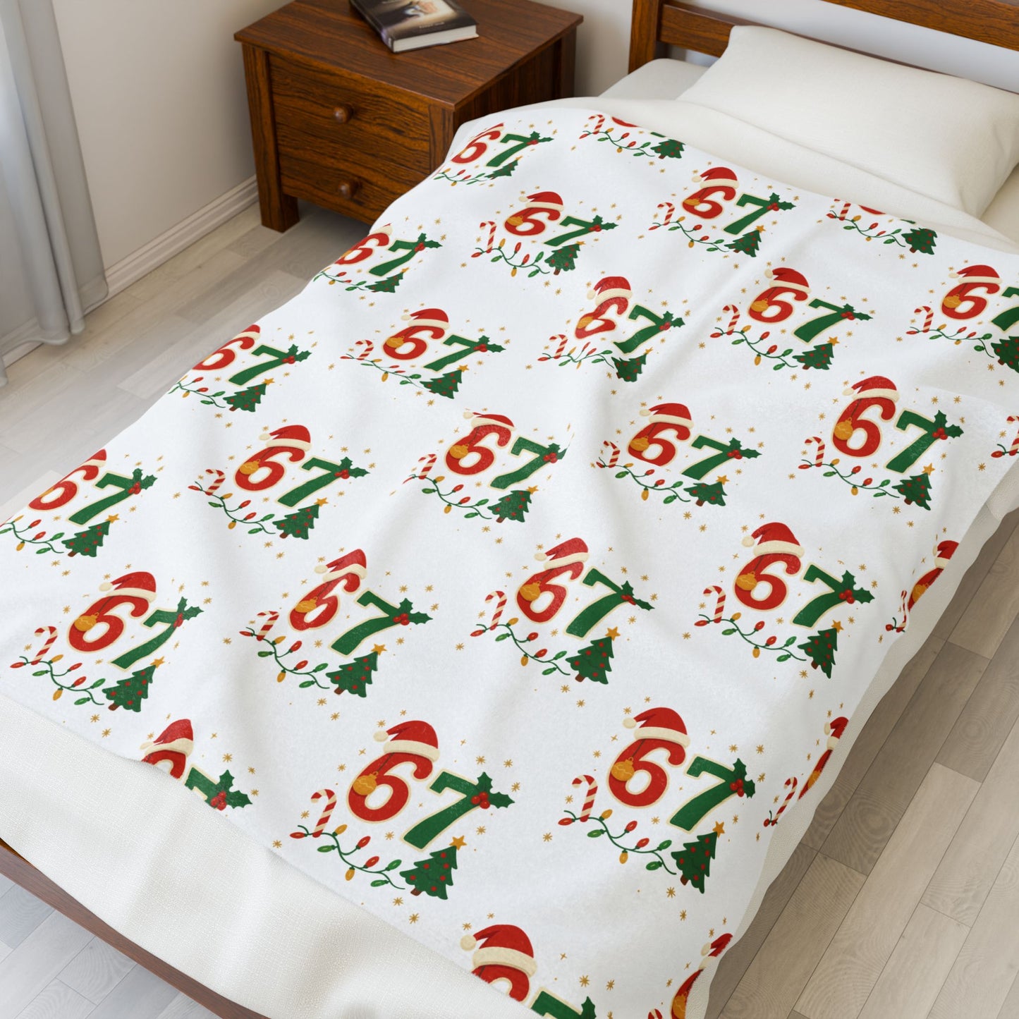 Christmas Velveteen Plush Blanket