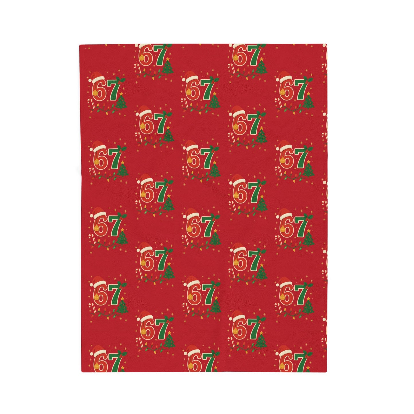 67 Christmas Velveteen Plush Blanket