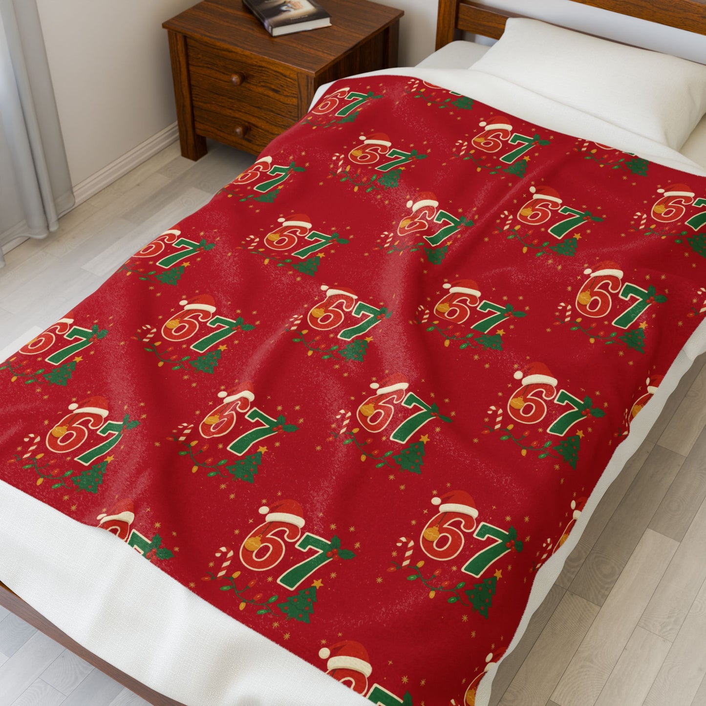 67 Christmas Velveteen Plush Blanket