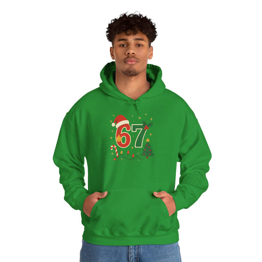67 Christmas Unisex Hooded Sweatshirt