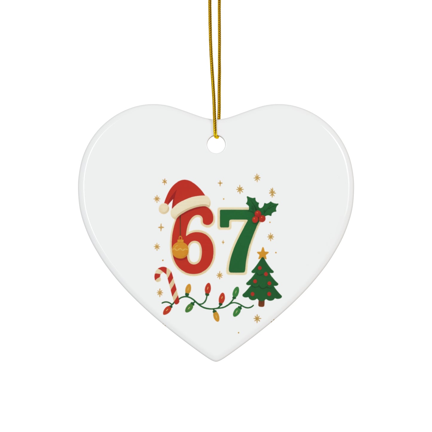 67 Christmas Ceramic Ornament