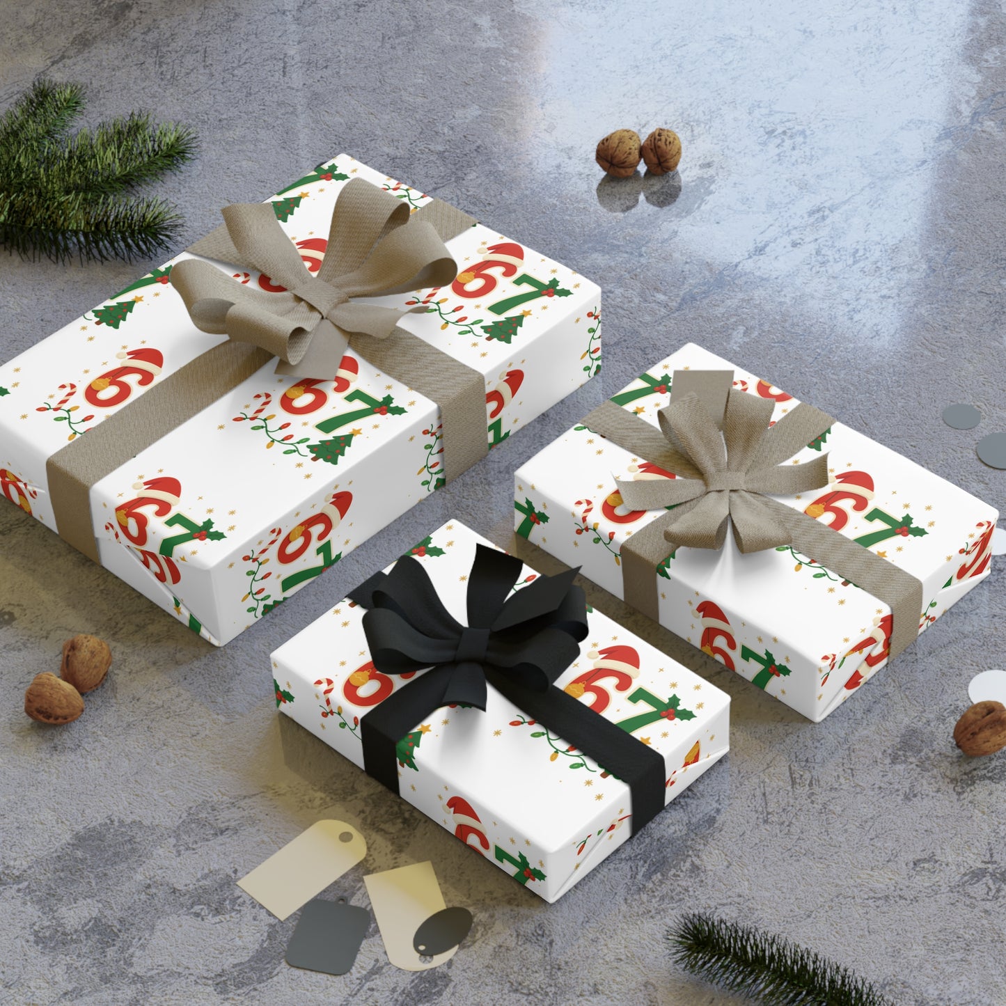 Christmas Wrapping Paper Roll