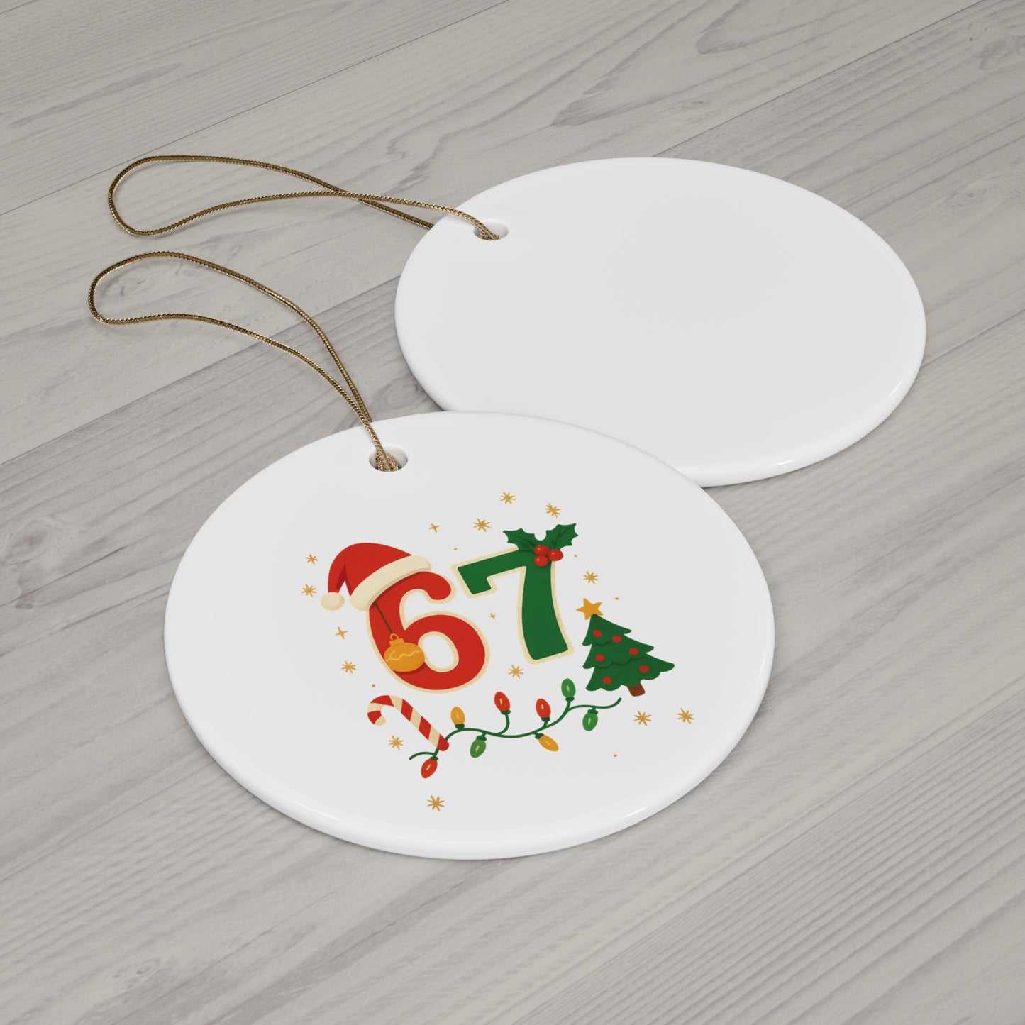 67 Christmas Ceramic Ornament