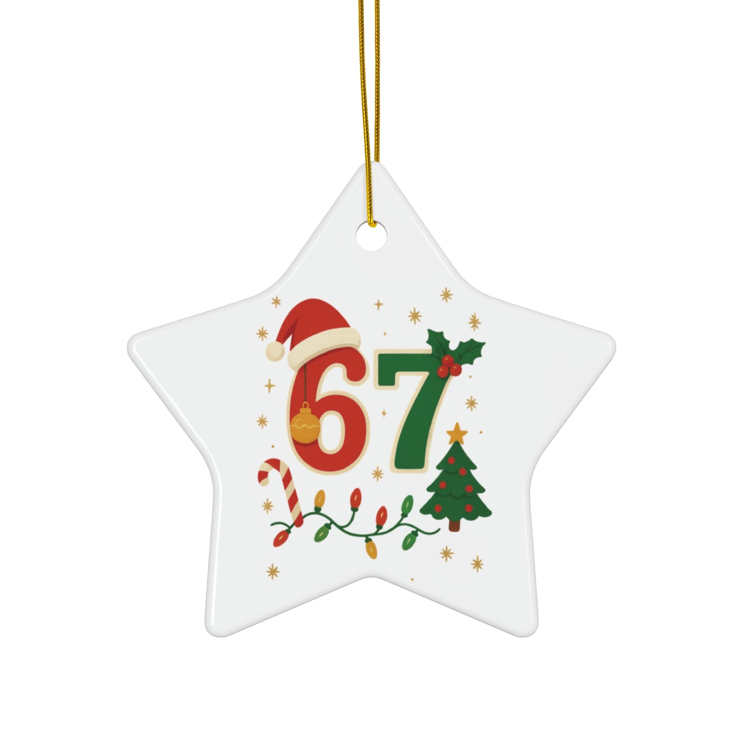 67 Christmas Ceramic Ornament